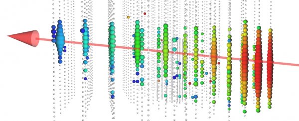 Astronomers have traced a single neutrino to a collision 3.8 billion light-years away