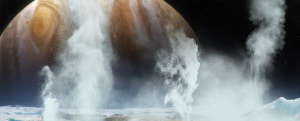 NASA just confirmed there are water plumes above the surface of Jupiter's moon Europa