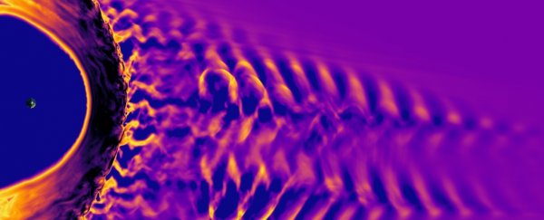 The sound of Earth being wracked by a solar storm is eerily disturbing