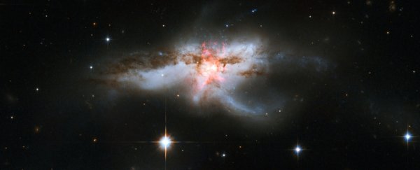 Astronomers have found a galactic merger with three supermassive black holes