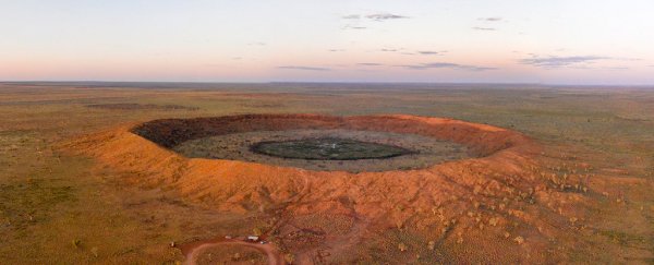 New analysis just changed the original date of a massive meteorite crater in Australia