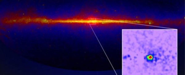 Dark matter could be lurking at our galaxy's core blasting out gamma rays
