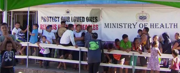 Measles outbreak forces Samoan government to shut down for mass vaccination campaign