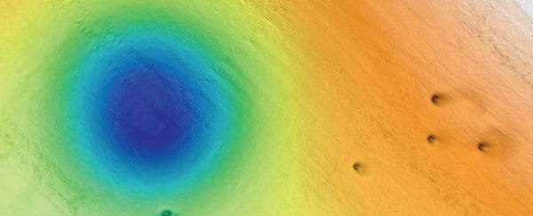 Thousands of mysterious holes have been found in the ocean floor off the Californian coast