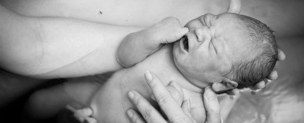 More research says water births are as safe as 'land births', but experts are conflicted