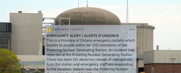 Emergency nuclear alert sent to millions in Canada turns out to be false alarm