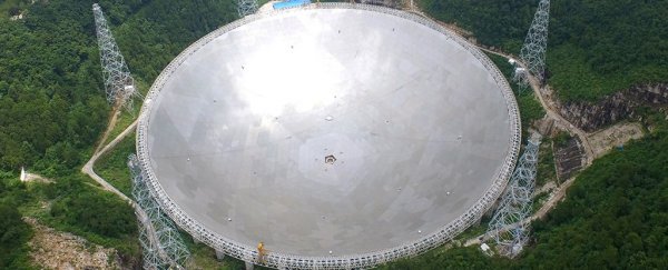 China's absolutely massive radio telescope FAST is now fully operational
