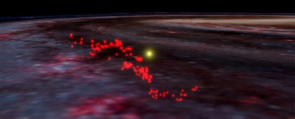 Gigantic Wave of Star-Forming Gas Is Largest Known Structure of its Kind in Milky Way