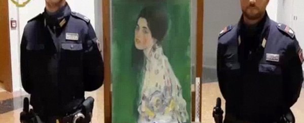 Stolen painting found in wall of the museum it was taken from 23 years ago