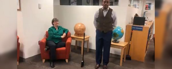 NASA explains why the viral standing broom trick is a hoax