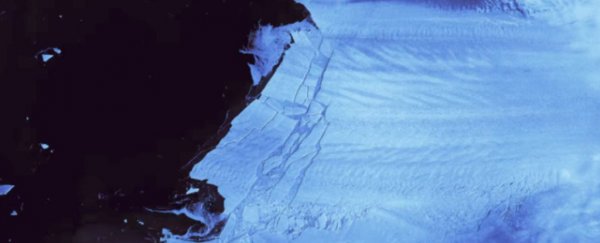 Satellite footage shows the moment a Las Vegas-sized iceberg broke off Antarctica