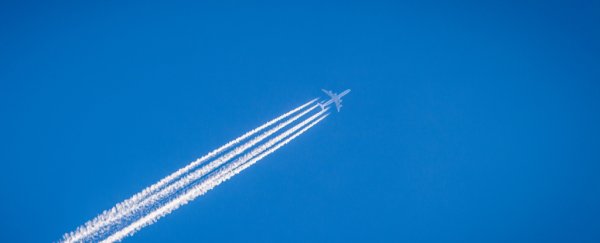A small change in airplane altitude could reduce climate impact of contrails by 59%