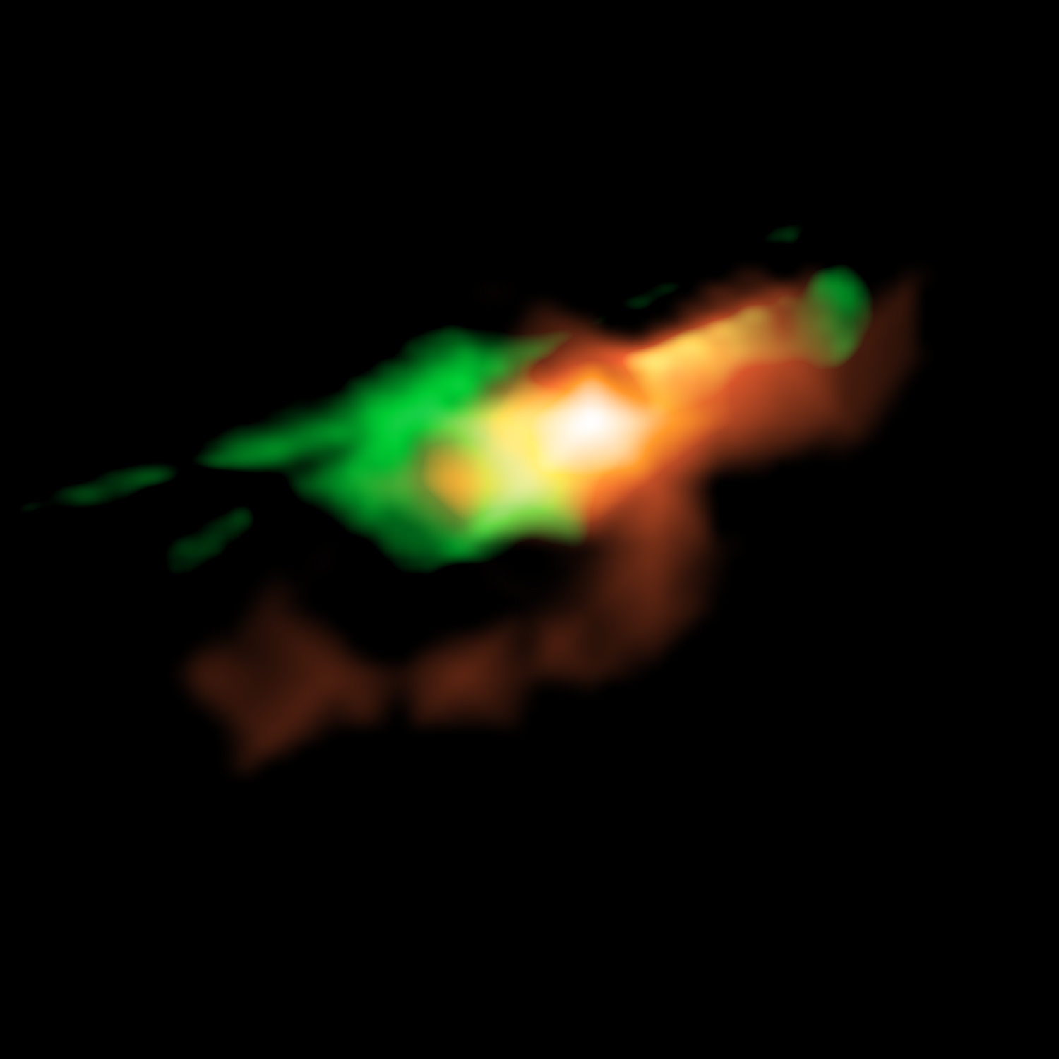 reconstruction of black hole jet