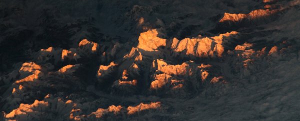 Breathtaking photo shows the majestic peaks of Himalayas from space