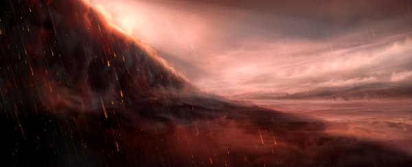 Astronomers observe a nightmarish exoplanet so hot that it rains iron at night