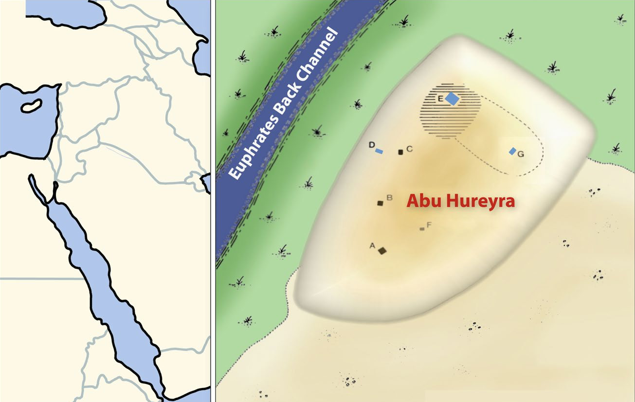 abu hureyra location map body