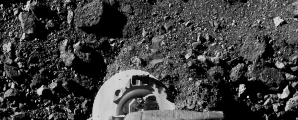 NASA spacecraft just dove 75 metres above an asteroid's surface, and the photos are epic