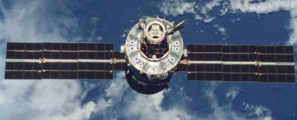 Three astronauts just docked with the space station, leaving behind an uneasy planet