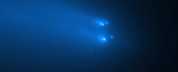 Stunning Hubble images detect a comet shattered in the inner Solar System