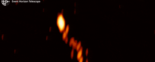 Astronomers just released an unprecedented image of a jet shooting from a black hole