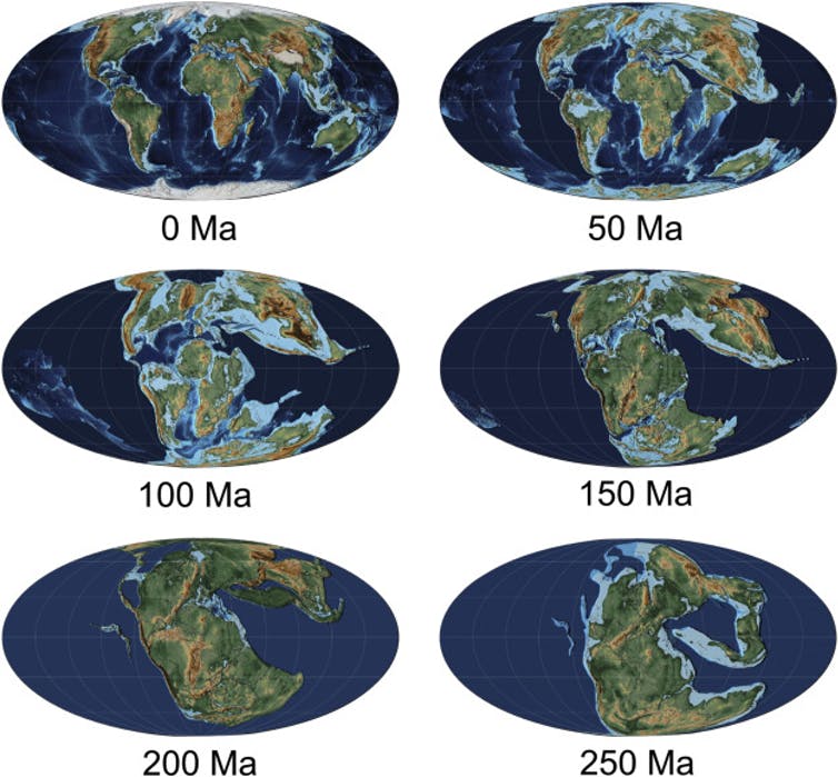 separação de pangea