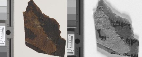 Dead Sea Scroll fragments thought to be blank turn out to have hidden text inscribed