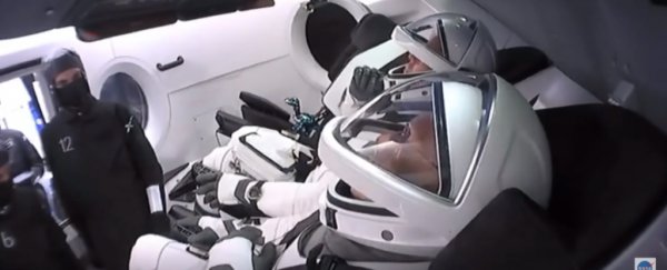 If SpaceX's rocket fails, an emergency escape system will save the astronauts onboard