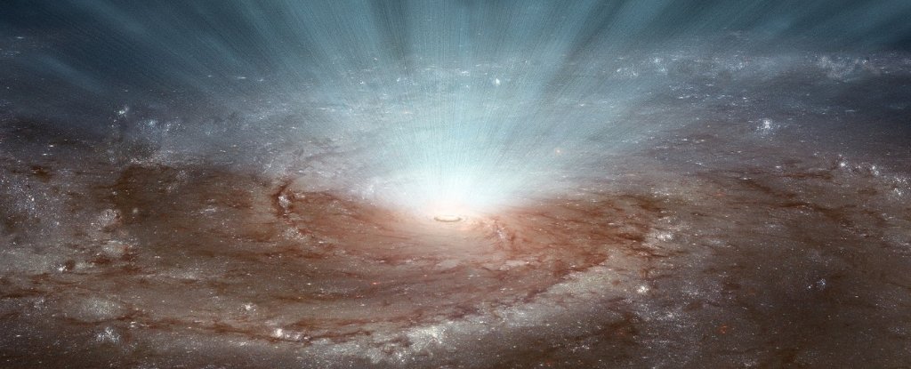Scientists Detect a Flickering Signal Coming From The Heart of Our Galaxy - ScienceAlert