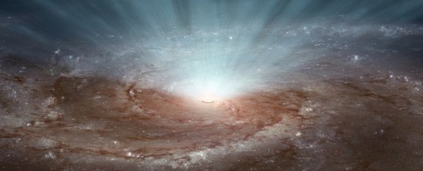 Scientists detect a flickering signal coming from the heart of our galaxy