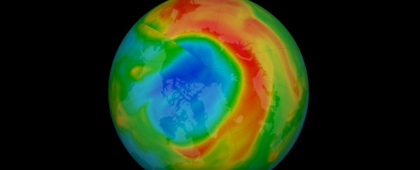 That unusually large ozone hole over the Arctic has closed up again