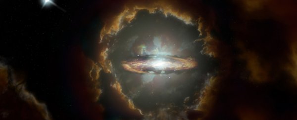 Astronomers detect a suspiciously shaped galaxy lurking in the very early Universe