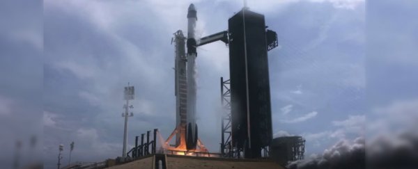 BREAKING: SpaceX and NASA just successfully launched historic crewed first mission