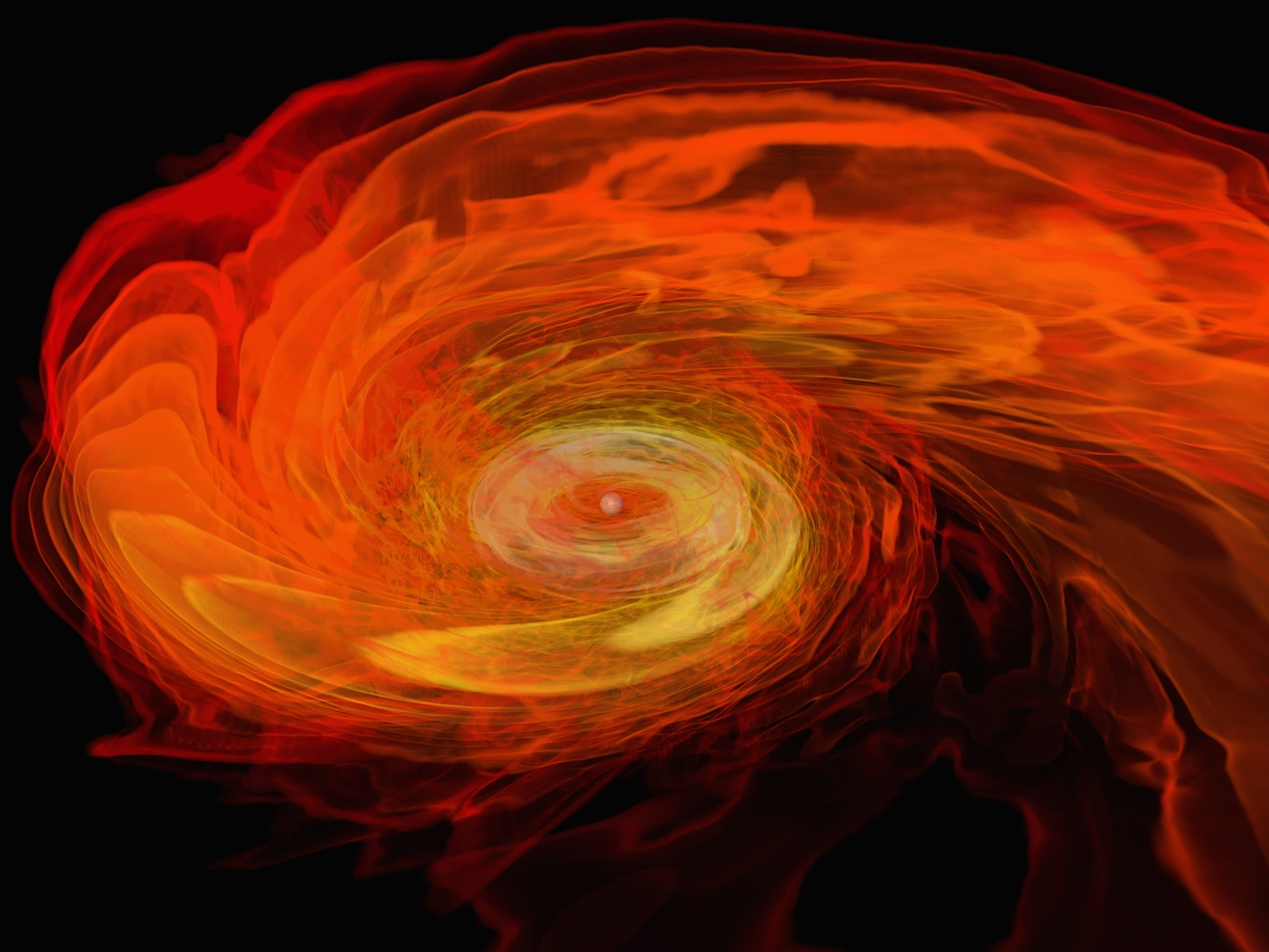 simulation of neutron star merger