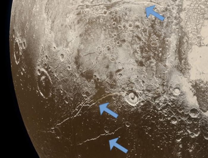 pluto fractures