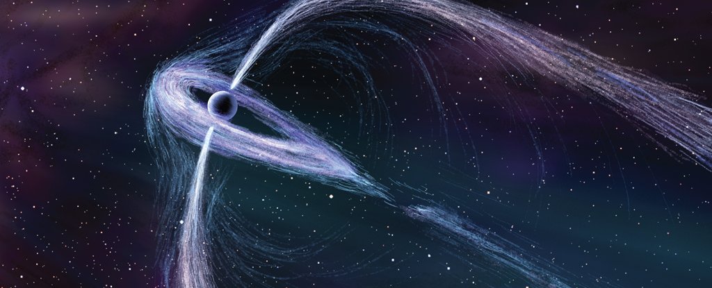 Illustration of a pulsar. 