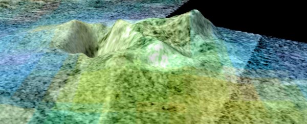 Structures detected on Titan look an awful lot like volcanic craters