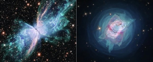 Glorious new Hubble images detail the violent deaths of stars
