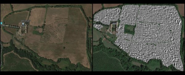 Vast Roman town abandoned centuries ago revealed by ground-penetrating radar