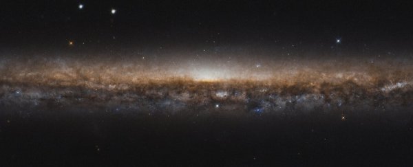 Mesmerising new Hubble image details the enigmatic Knife Edge Galaxy