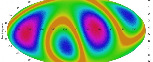Patterns formed by spiral galaxies suggest the Universe's structure isn't totally random