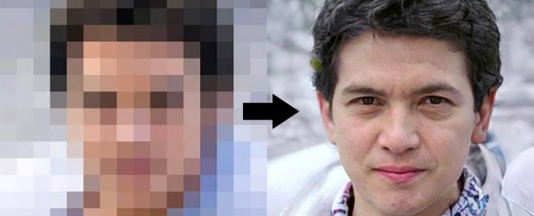 Slightly unnerving AI produces human faces out of totally pixelated photos