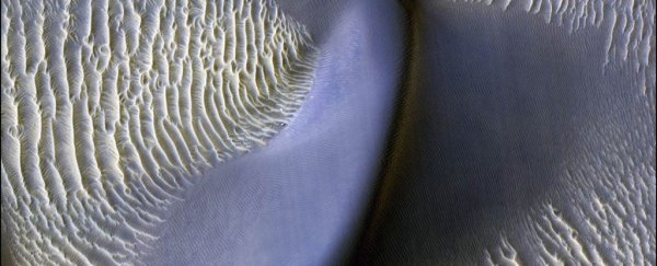 Scientists detect giant 'megaripple' structures moving across Mars