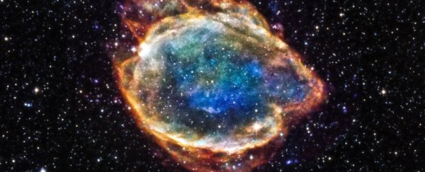 For only the second time, astronomers detect a strange flash of light during supernova