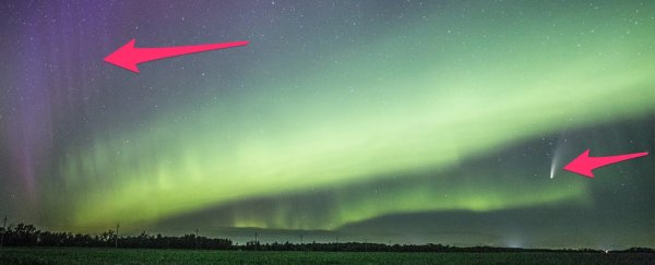 Spectacular photo shows 4 celestial wonders in one picture, including a comet