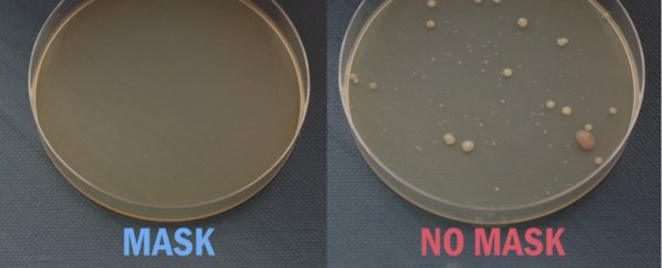 This gross experiment shows how even homemade masks can stop germs spreading