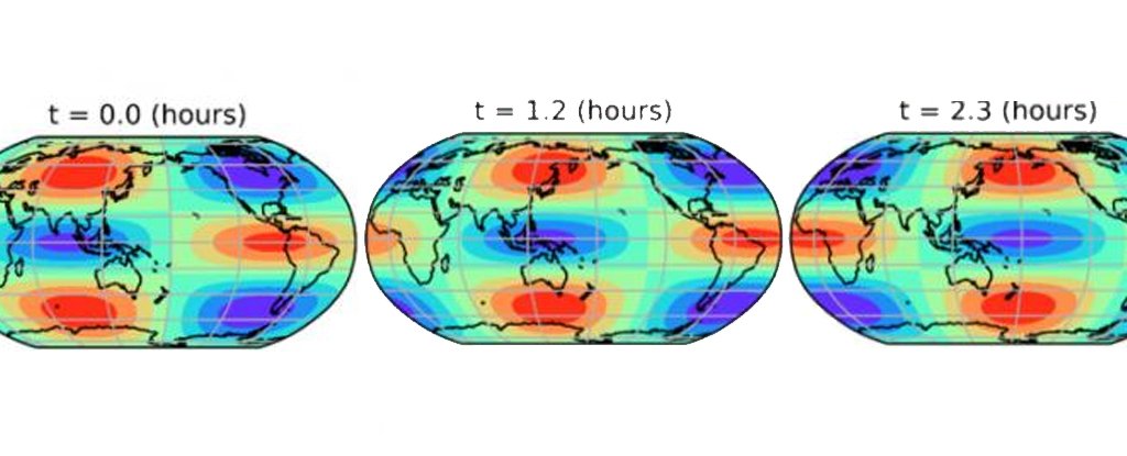 A pattern of resonating waves with low 