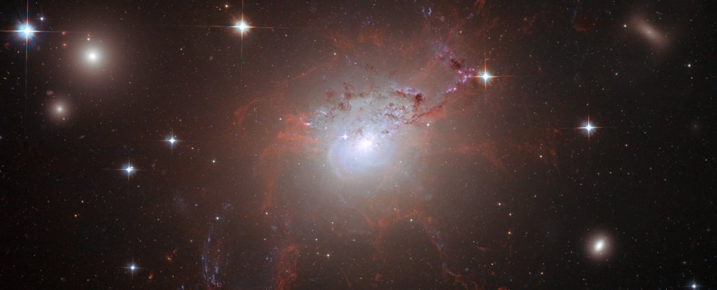 Hubble image of galaxy NGC 1275. 