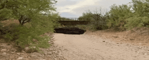 This bizarre river of black sludge in Arizona is totally real