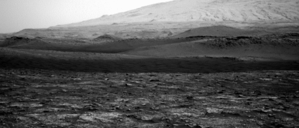 NASA rover glimpses a ghostly Martian dust devil whirling across the Red Planet