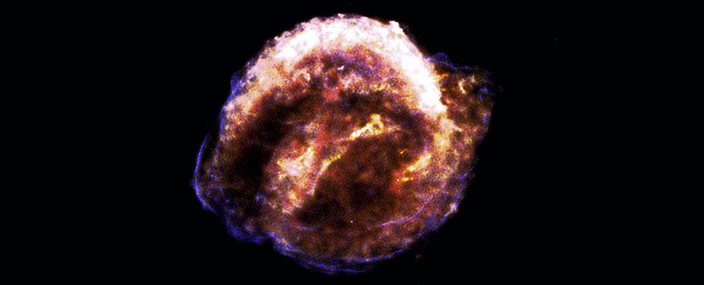 The supernova remnant, Kepler's Supernova. 